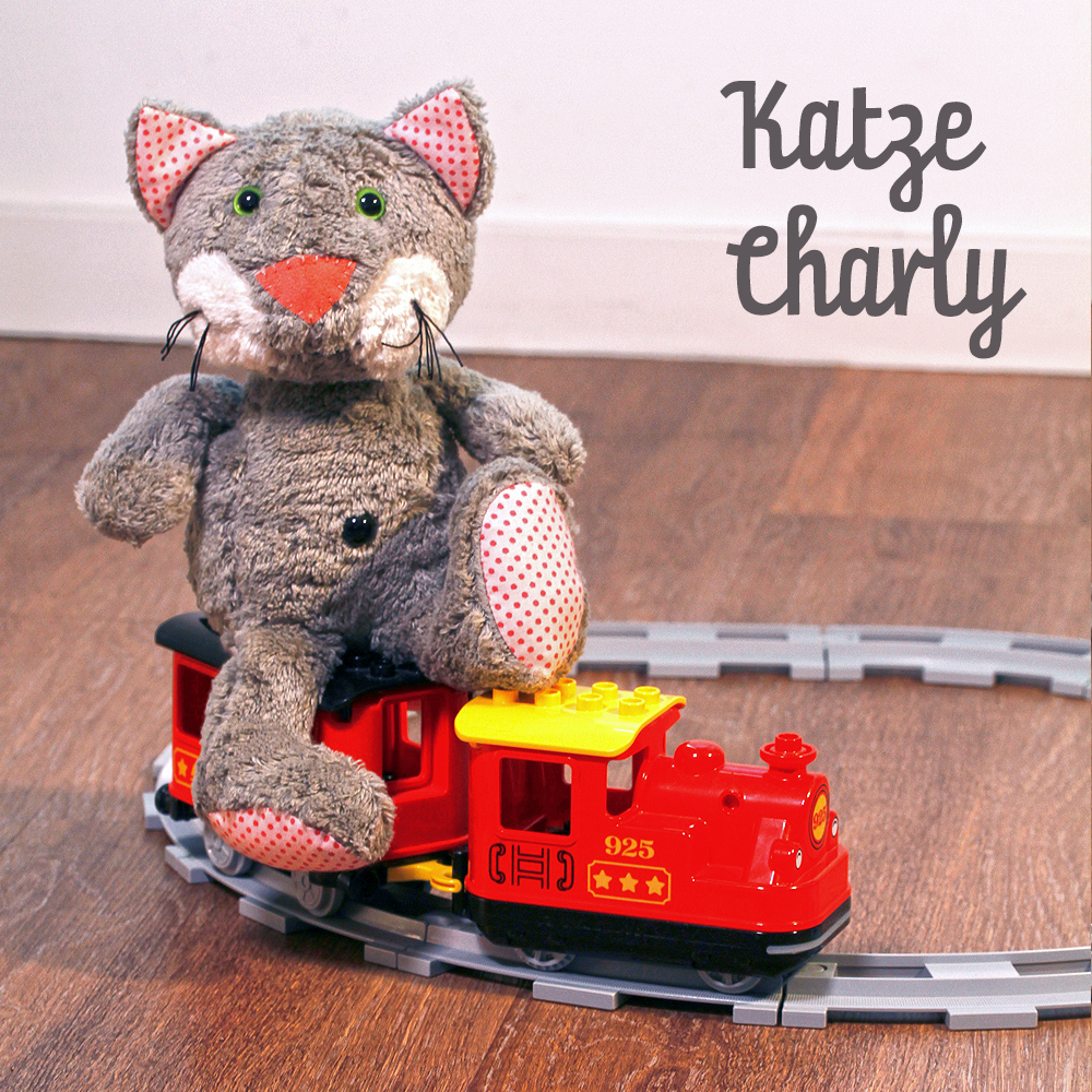Kuscheltier Katze Charly