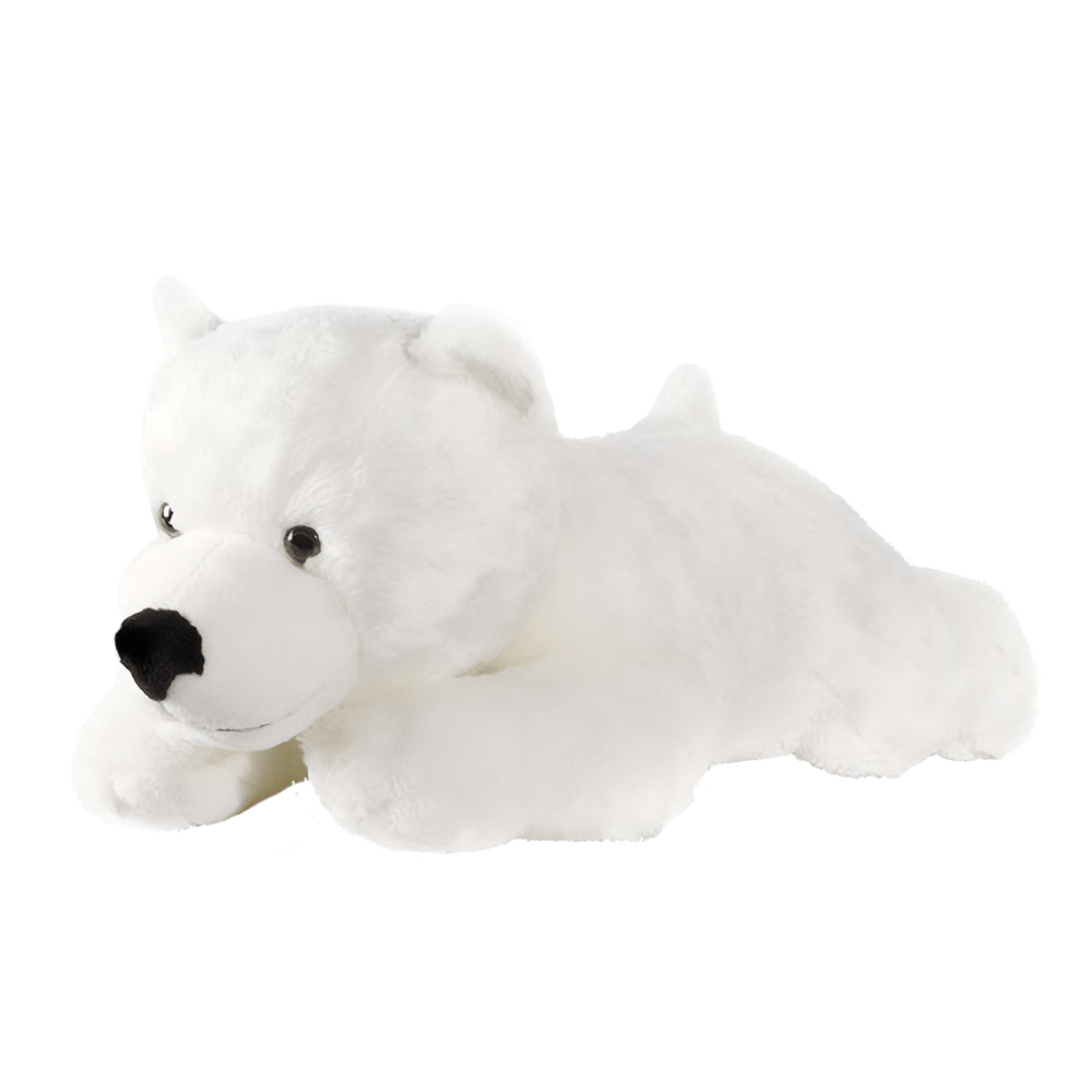 Kuscheltier Eisbär Schneeflocke, liegend