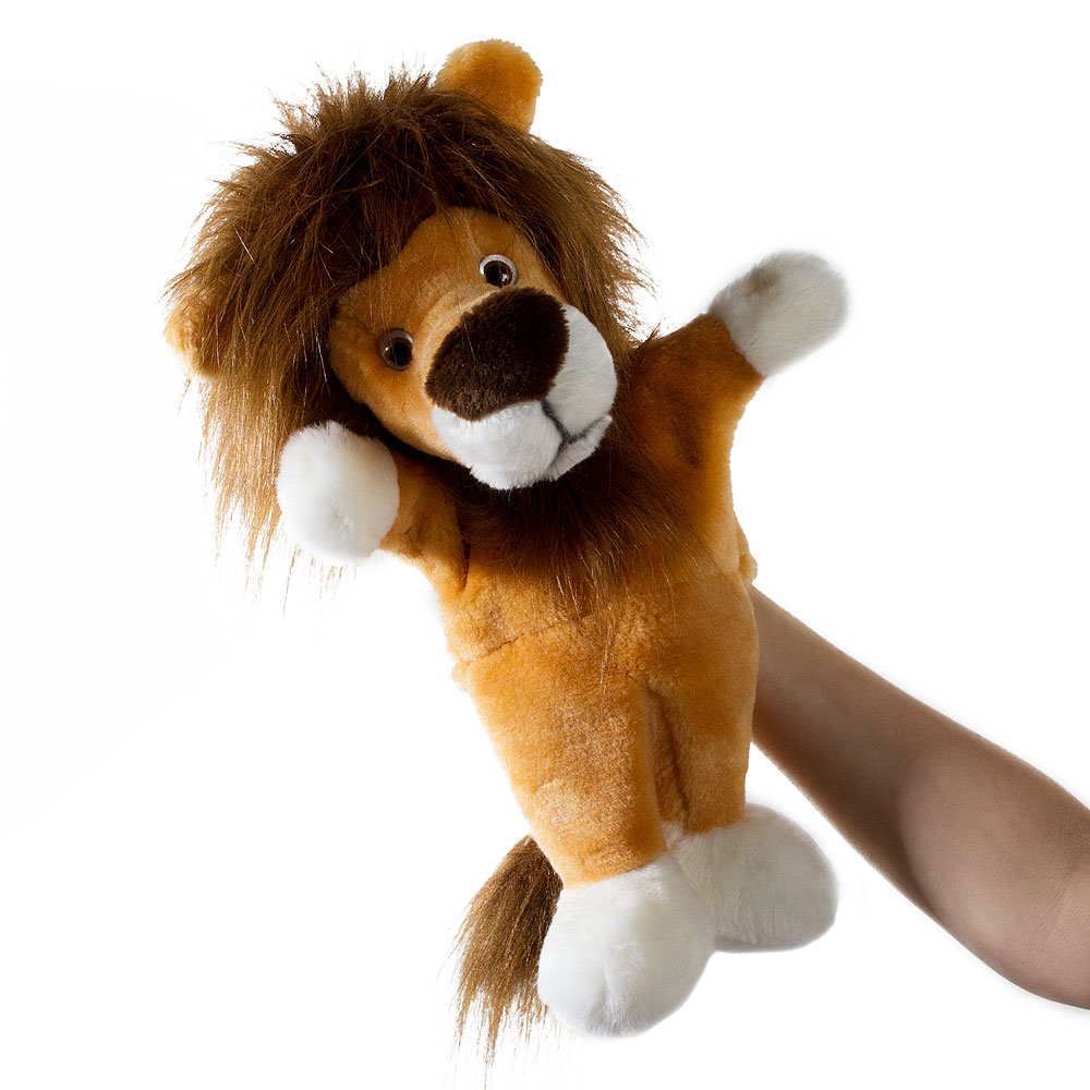 Handpuppe Löwe