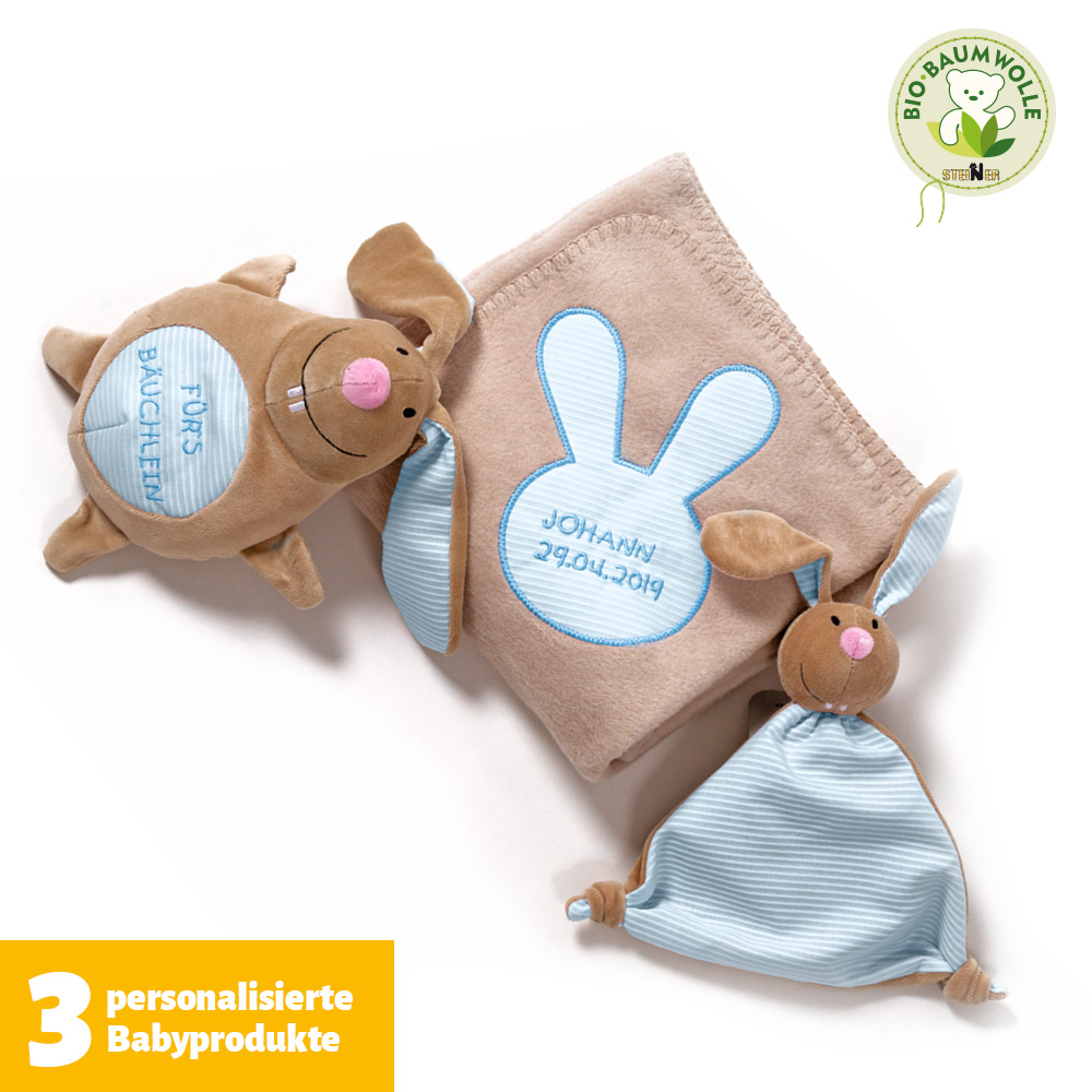 Baby Geschenkset Hase Fidelio