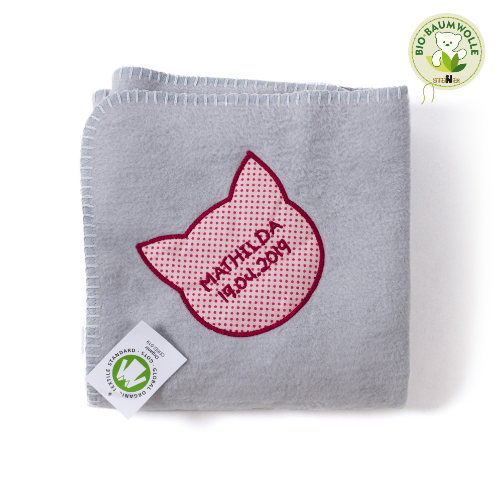 Babydecke Katze Toni