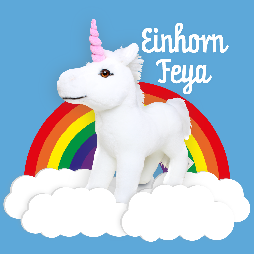 Einhorn Kuscheltier Feya