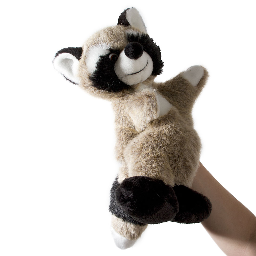 Handpuppe Waschbär