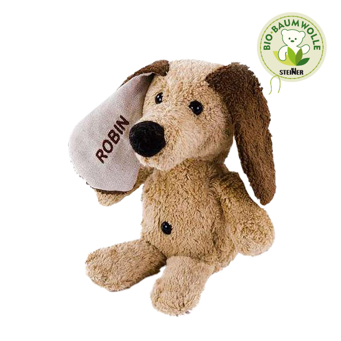 Bio Kuscheltier Hund Robin