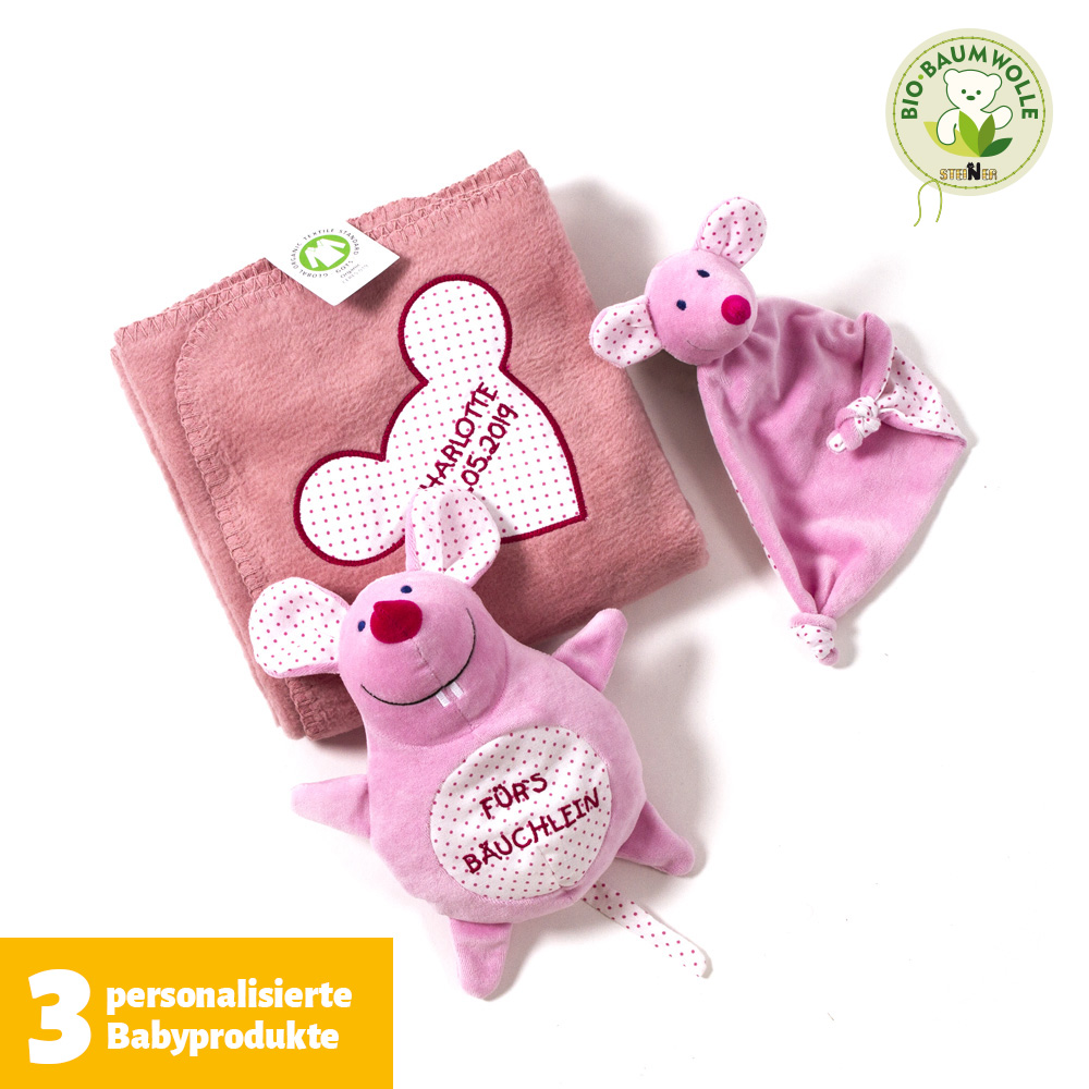 Baby Geschenkset Maus Magda
