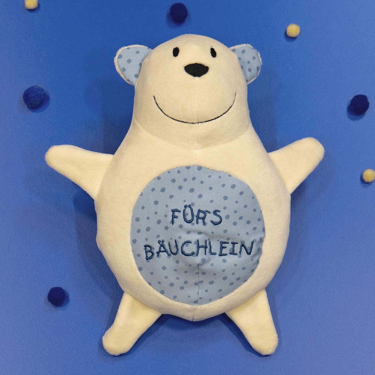 Kirschkernkissen Eisbär