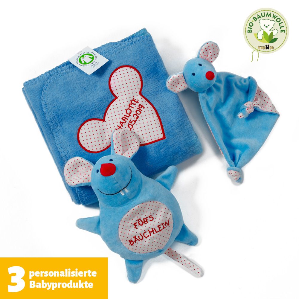 Personalisiertes Babygeschenk Set