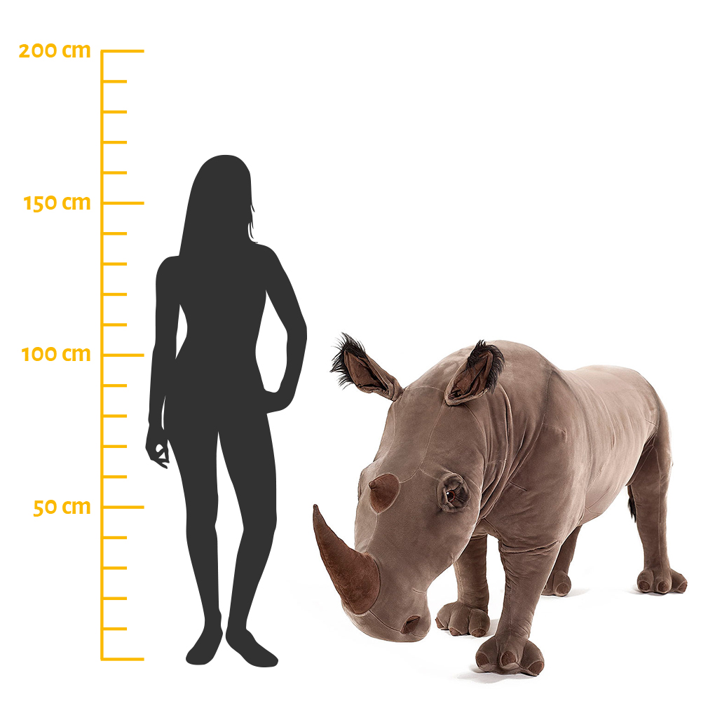 Riesen Kuscheltier Nashorn Nora