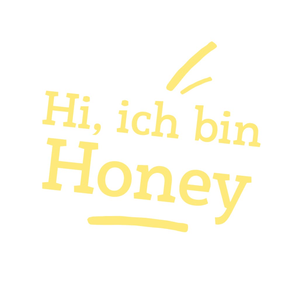 Teddybär Honey, mit Schleife
