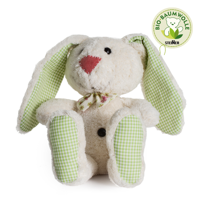 Kuscheltier Hase Blümchen