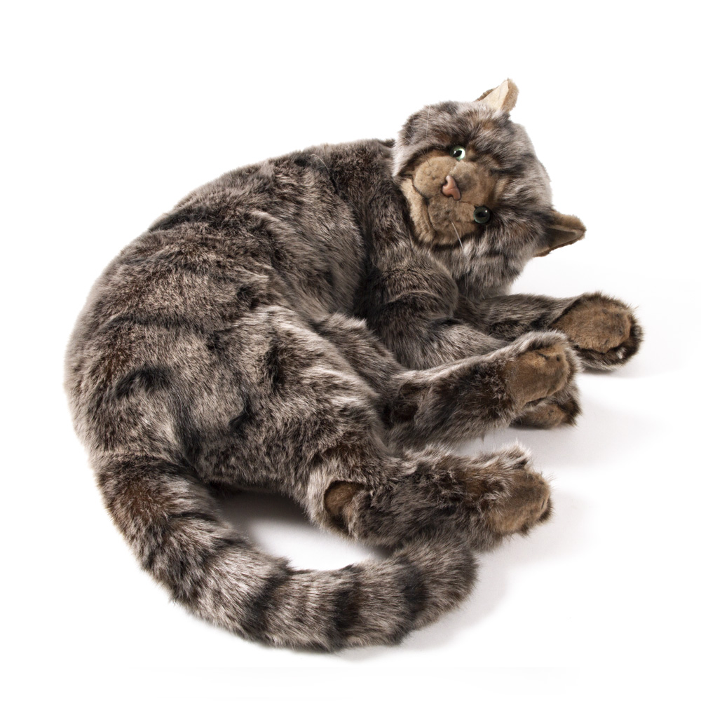 Kuscheltier Katze lebensecht