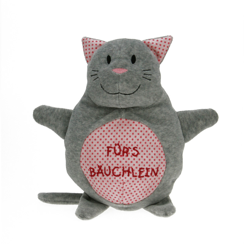 Kirschkernkissen Katze