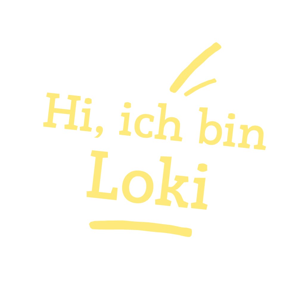 Kuscheltier Husky Loki, stehend