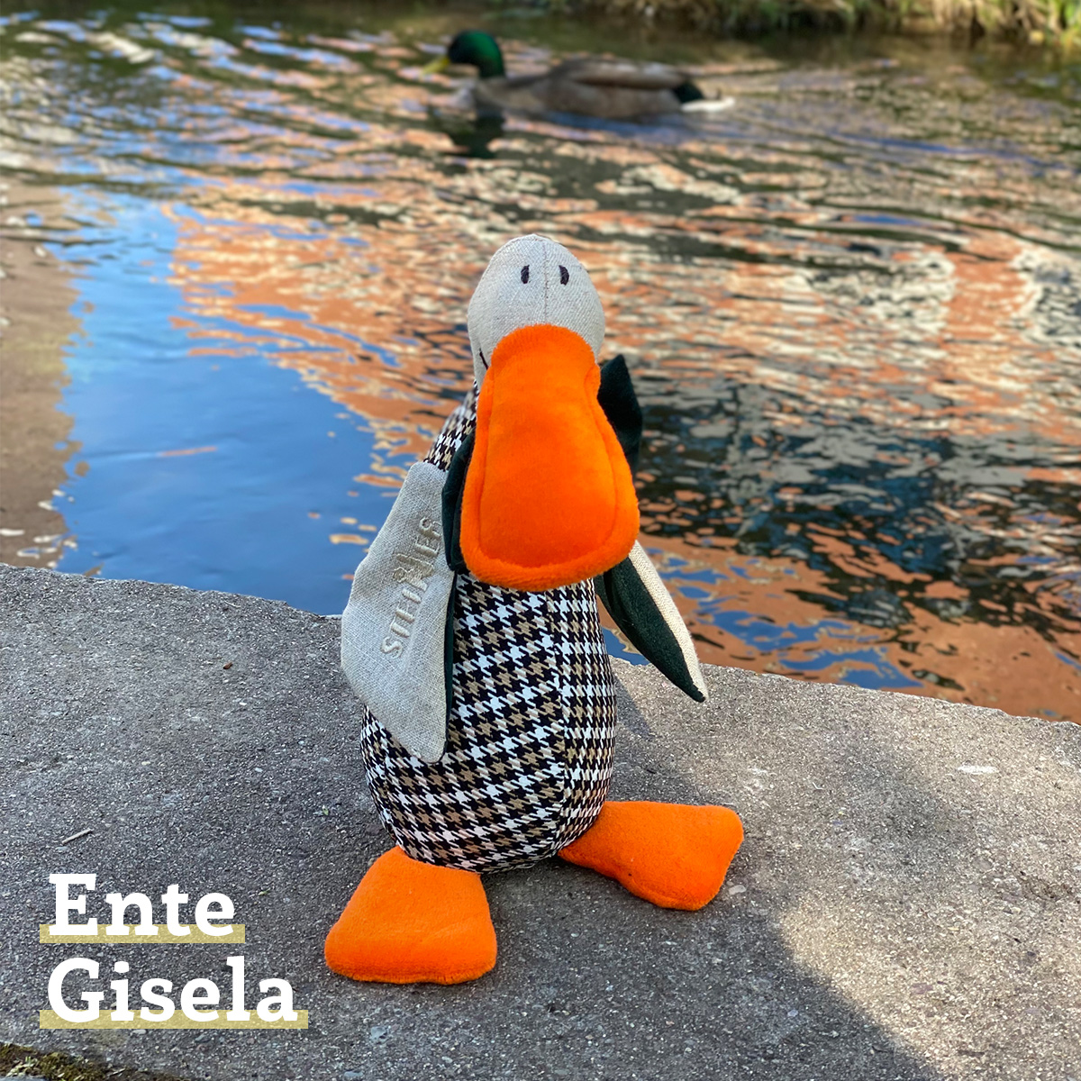 Kuscheltier Ente Gisela