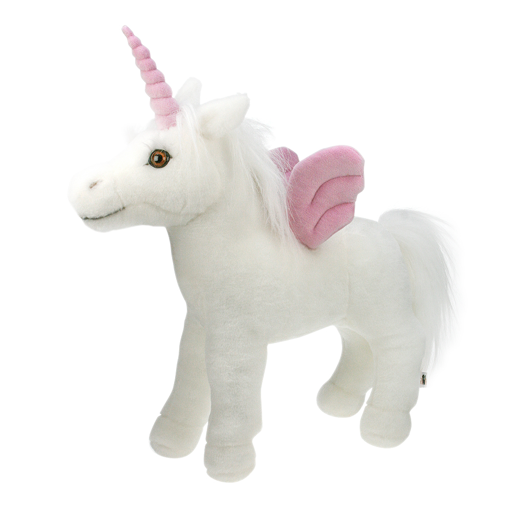 Kuscheltier Einhorn mit Flügeln