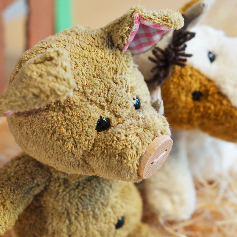 Bio Kuscheltier Schwein