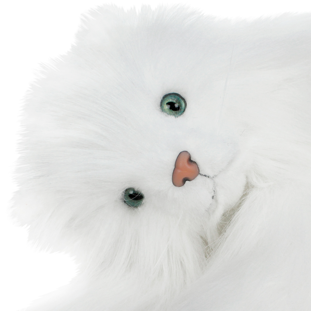 Kuscheltier Katze weiß