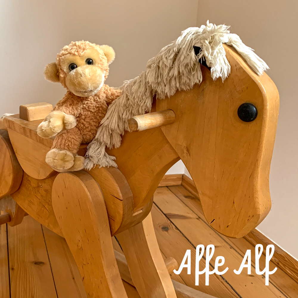 Kuscheltier Affe