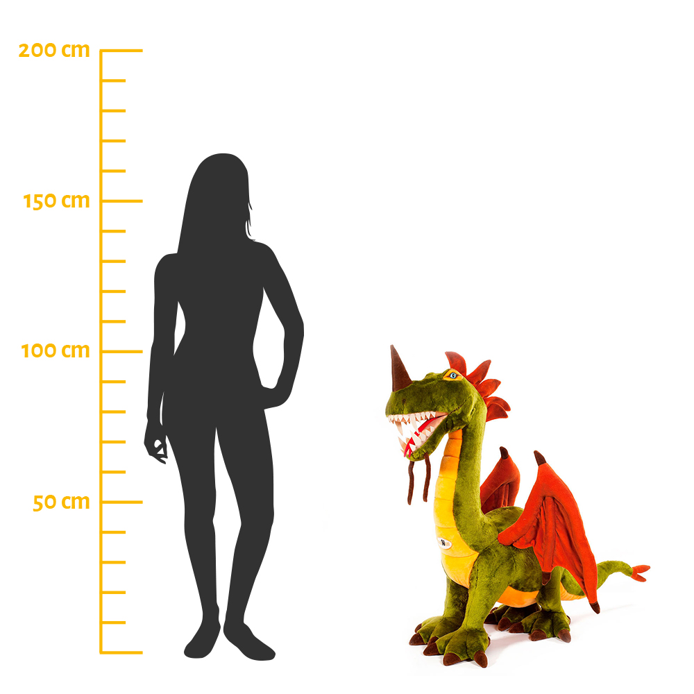 Riesen Stofftier Drache