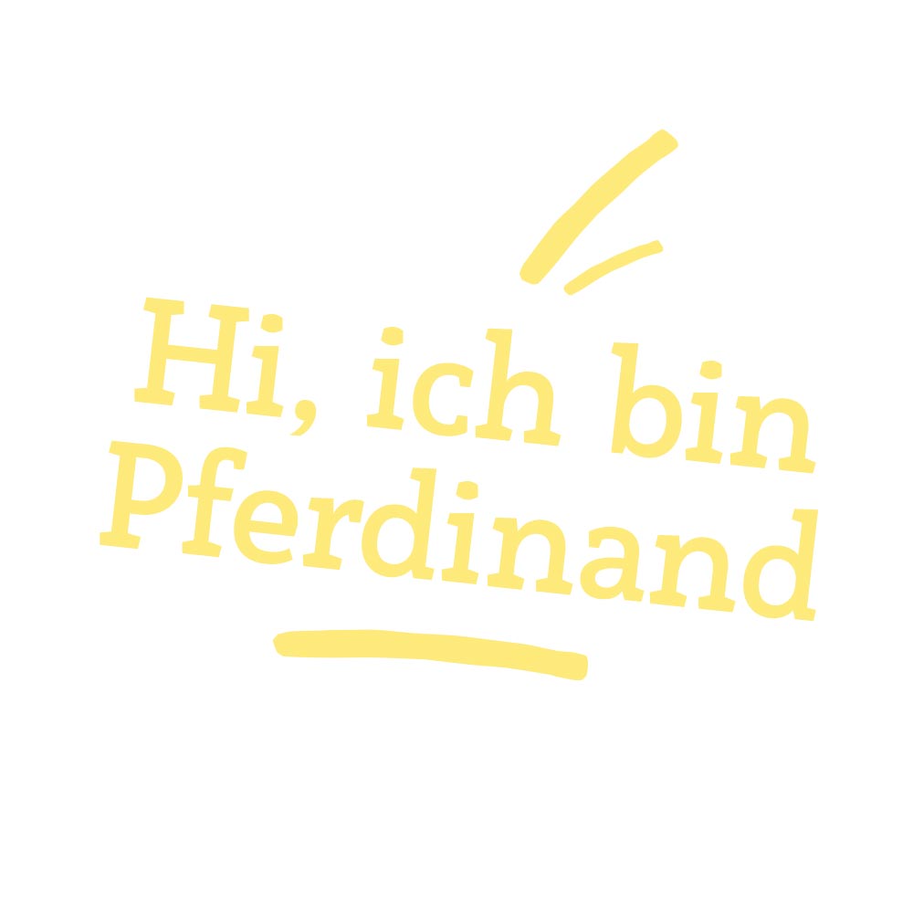 Plüschpferd Pferdinand