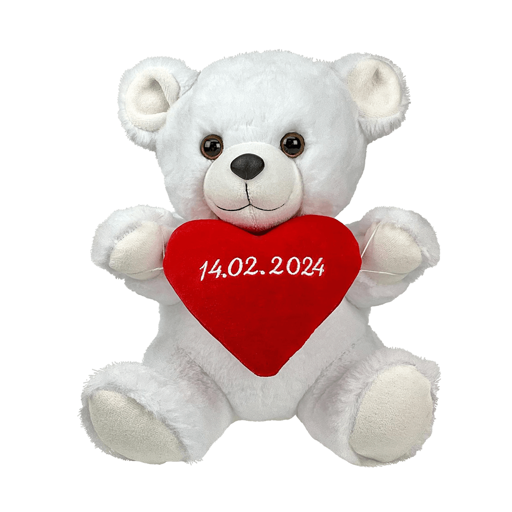 Teddybär mit Herz Helena