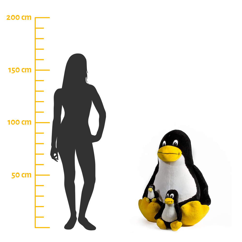 XXL Pinguin Linux - 80 cm