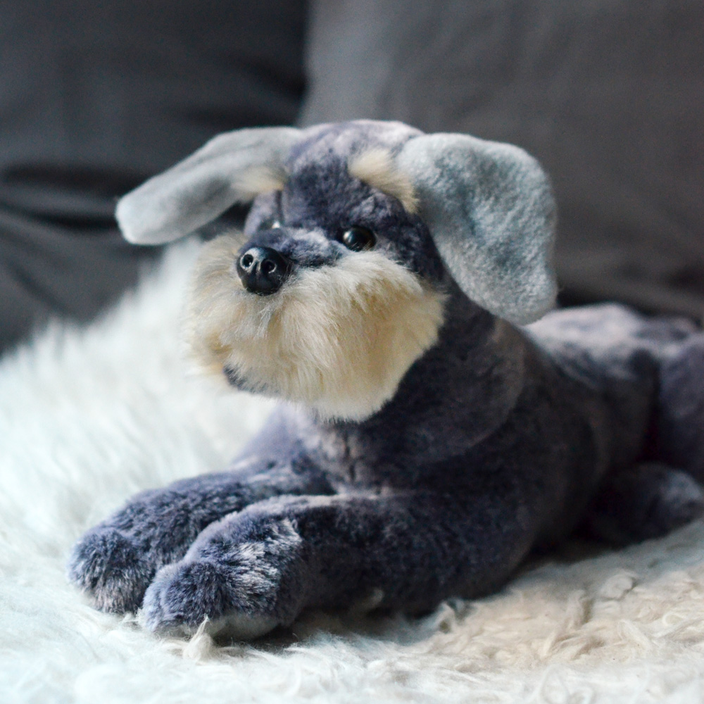 Plüschtier Hund Schnauzer Stanley