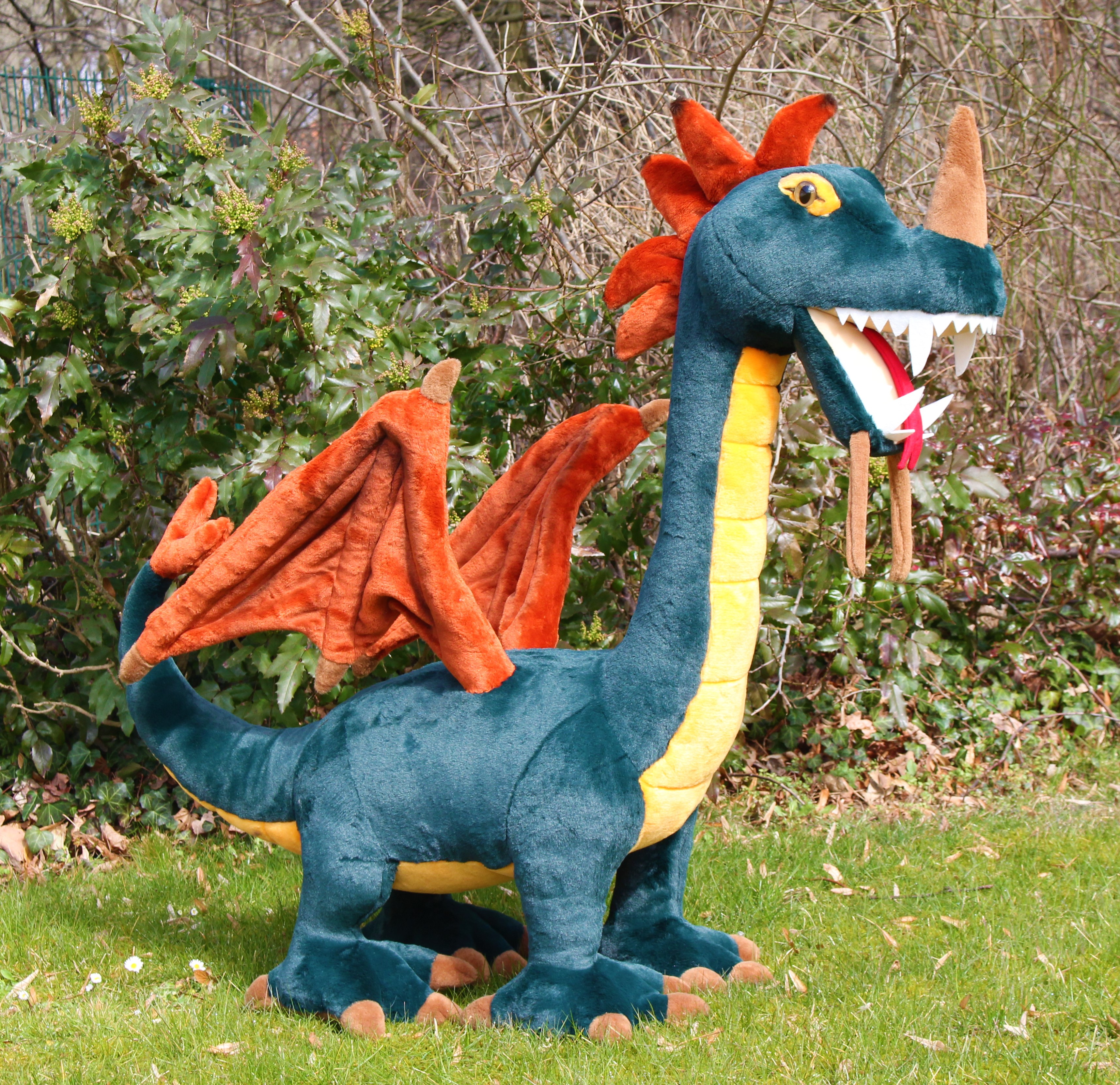 Drache Kuscheltier XXL Diego