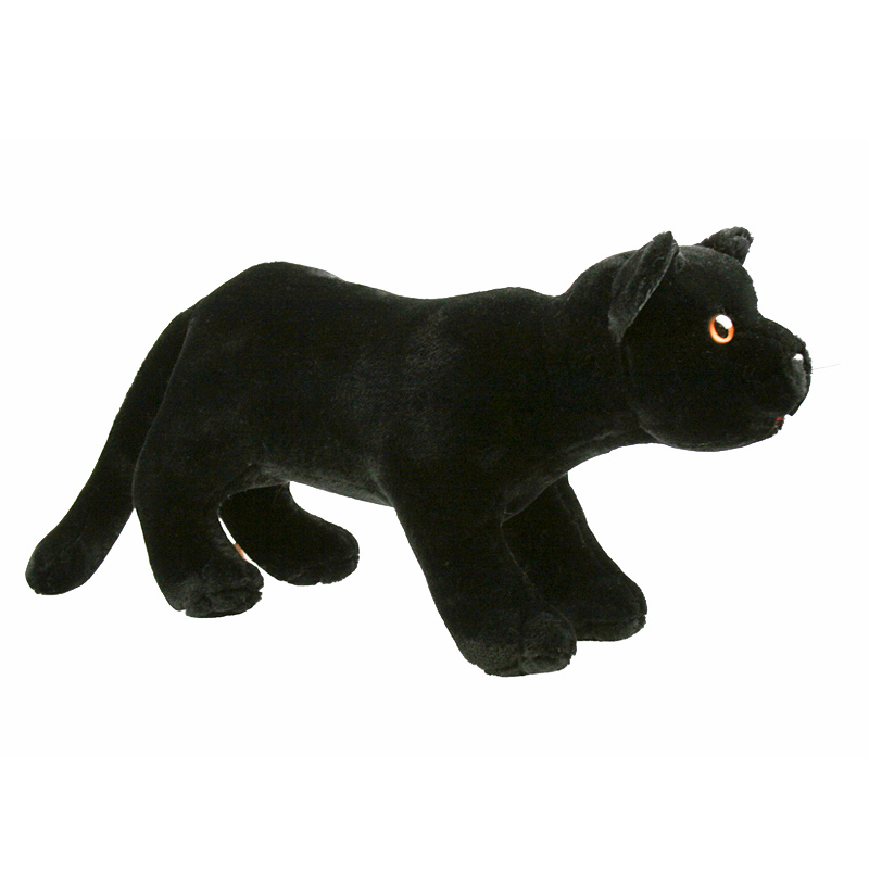 Schwarzer Panther Kuscheltier Pia