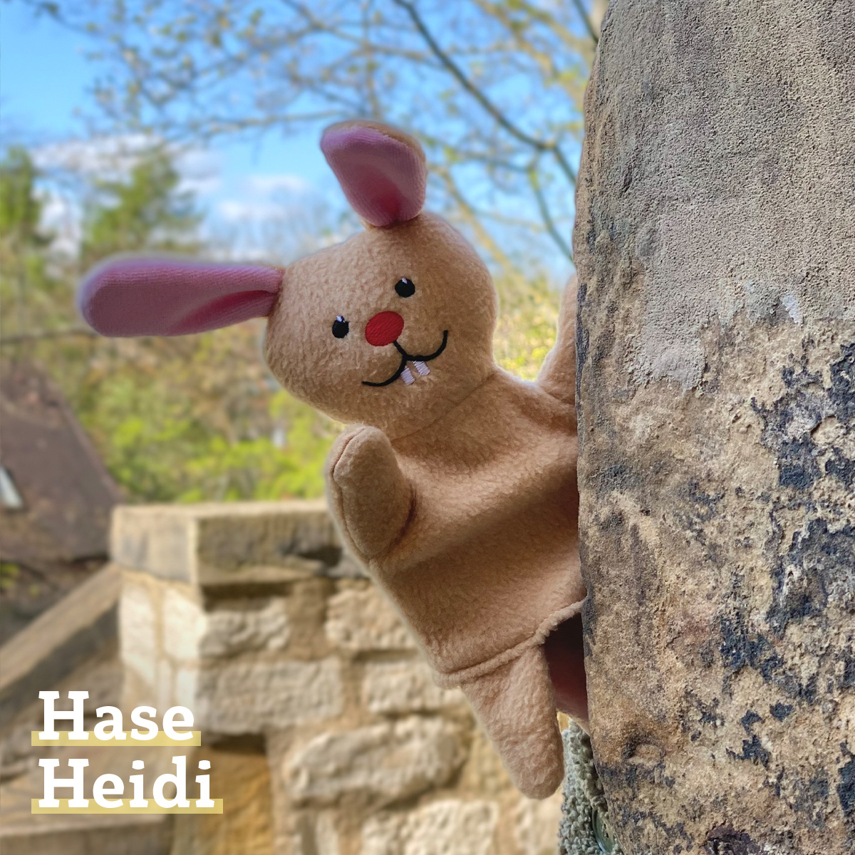 Handpuppen-Set Löwe & Hase