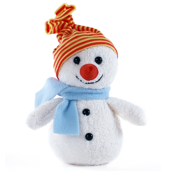 Kuscheltier Schneemann 