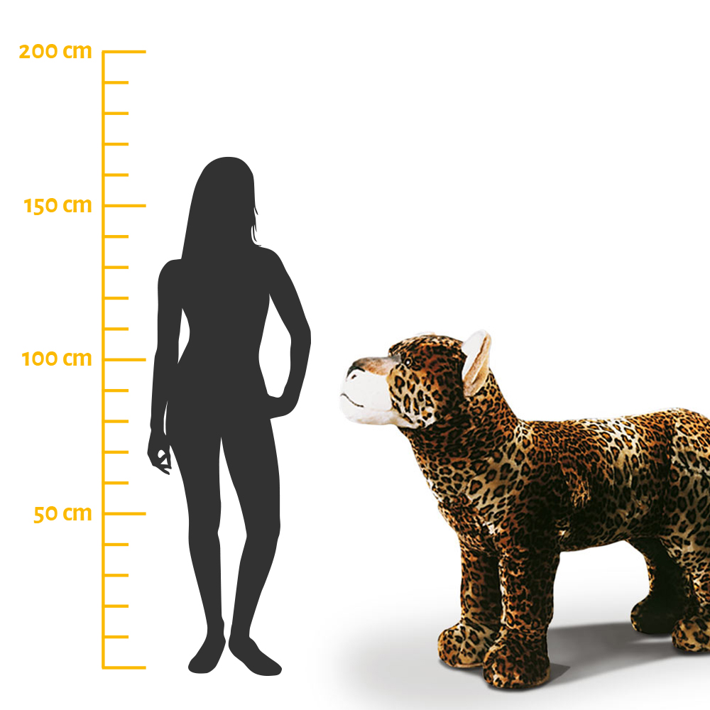 Riesen Kuscheltier Leopard Luan