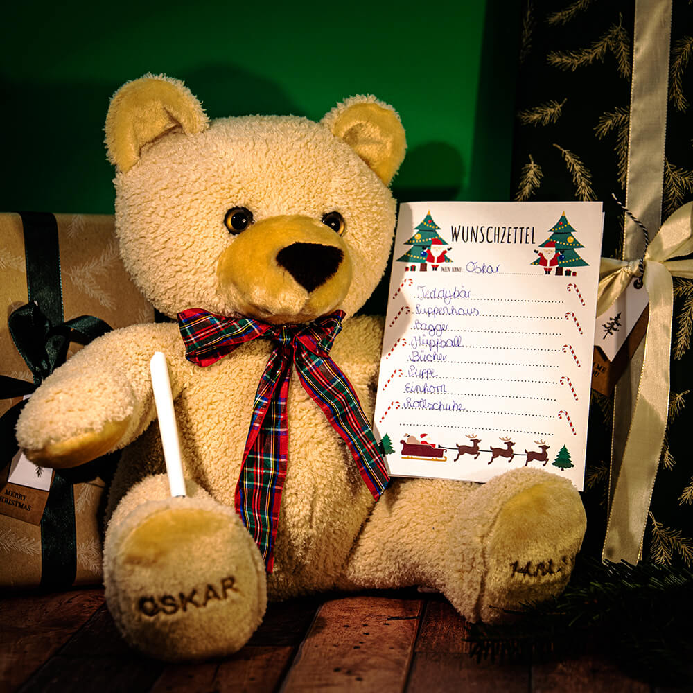 Geburtsbär / Teddy zur Geburt Theo